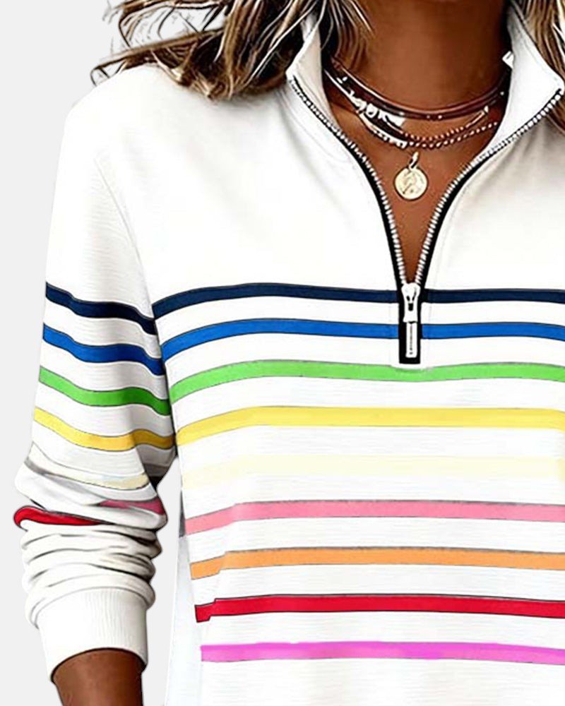 Women’s Quarter Zip Pullover Sweatshirt