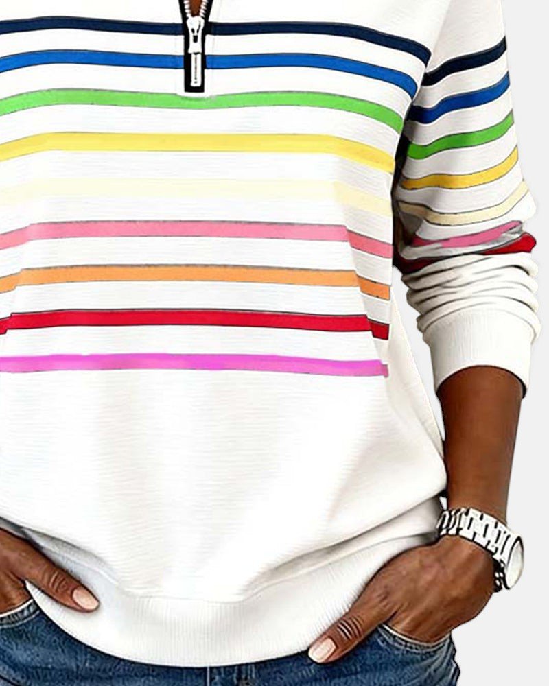 Women’s Quarter Zip Pullover Sweatshirt