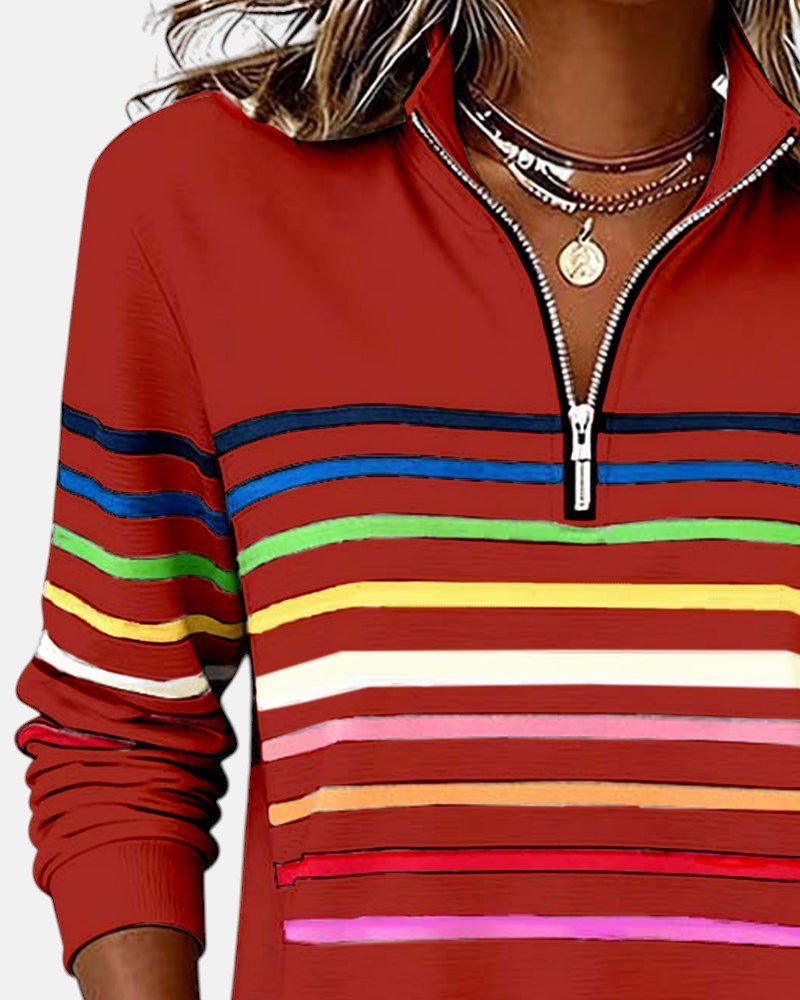 Women’s Quarter Zip Pullover Sweatshirt