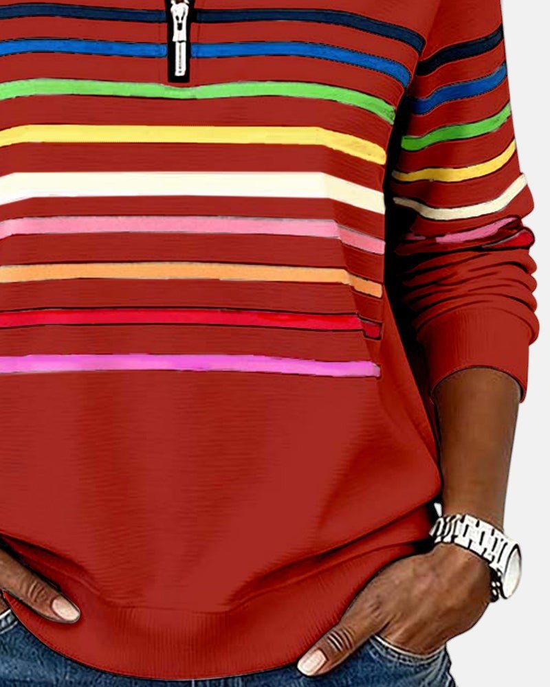 Women’s Quarter Zip Pullover Sweatshirt