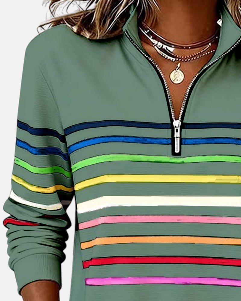 Women’s Quarter Zip Pullover Sweatshirt