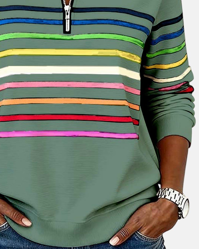 Women’s Quarter Zip Pullover Sweatshirt