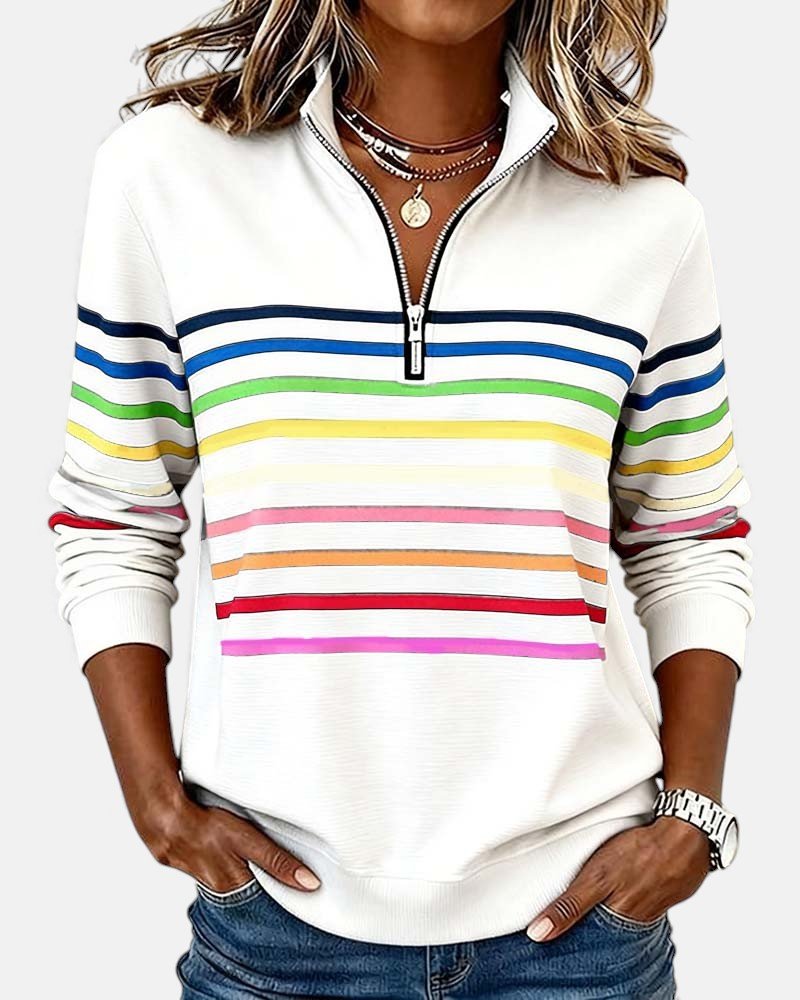 Women’s Quarter Zip Pullover Sweatshirt