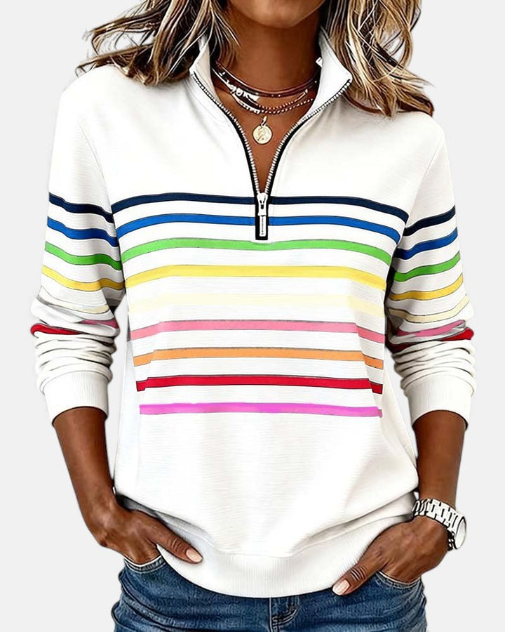 Women’s Quarter Zip Pullover Sweatshirt