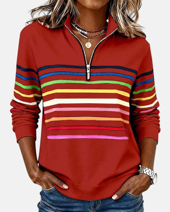 Women’s Quarter Zip Pullover Sweatshirt