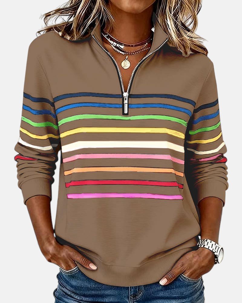 Women’s Quarter Zip Pullover Sweatshirt