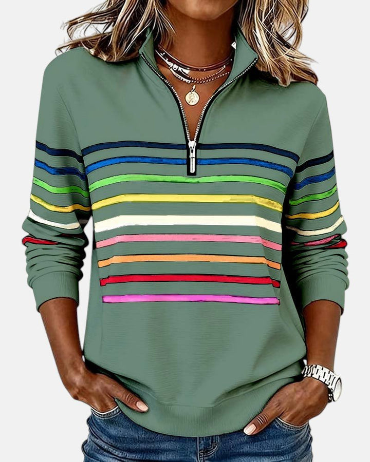 Women’s Quarter Zip Pullover Sweatshirt