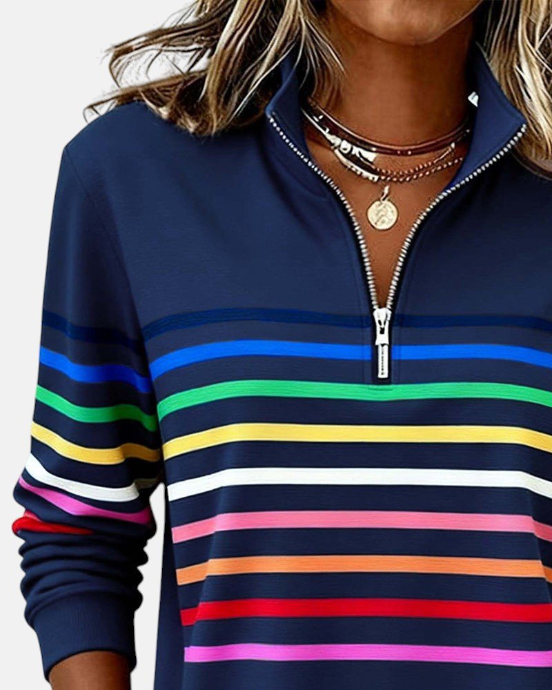 Women’s Quarter Zip Pullover Sweatshirt
