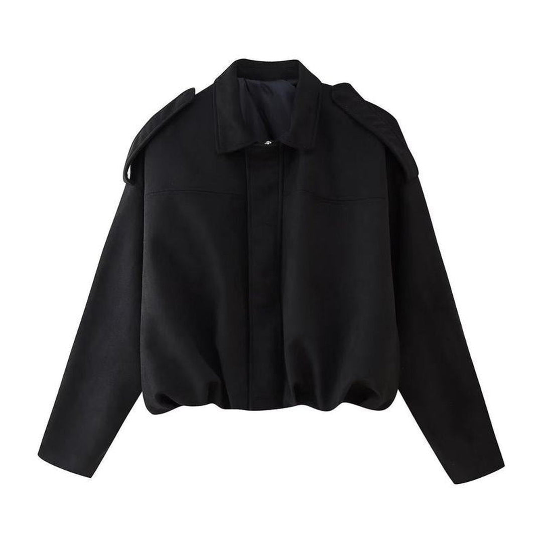 Women’s Relaxed Oversized Bomber Jacket