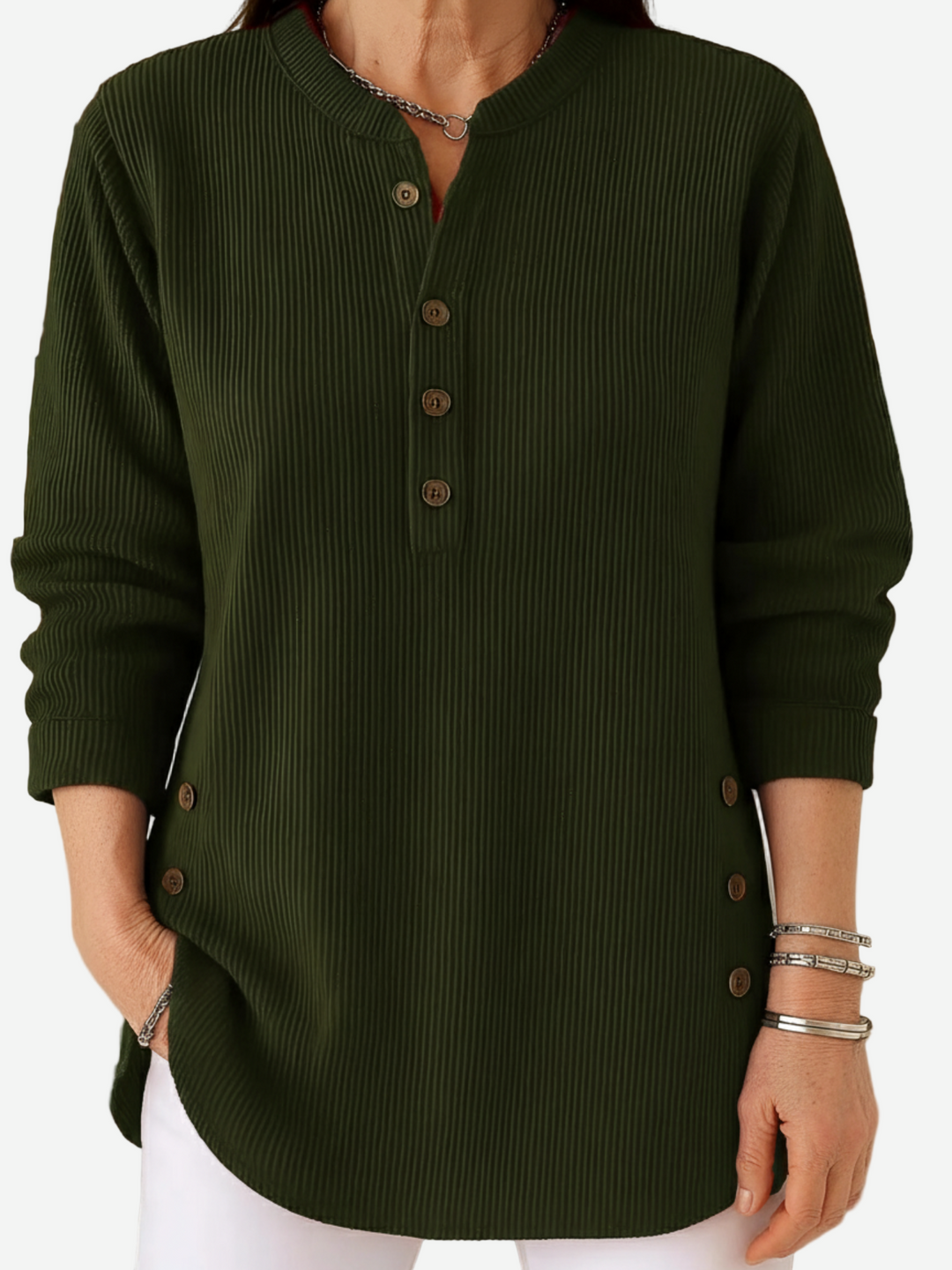 Women’s Long Sleeve Solid Knit Sweater
