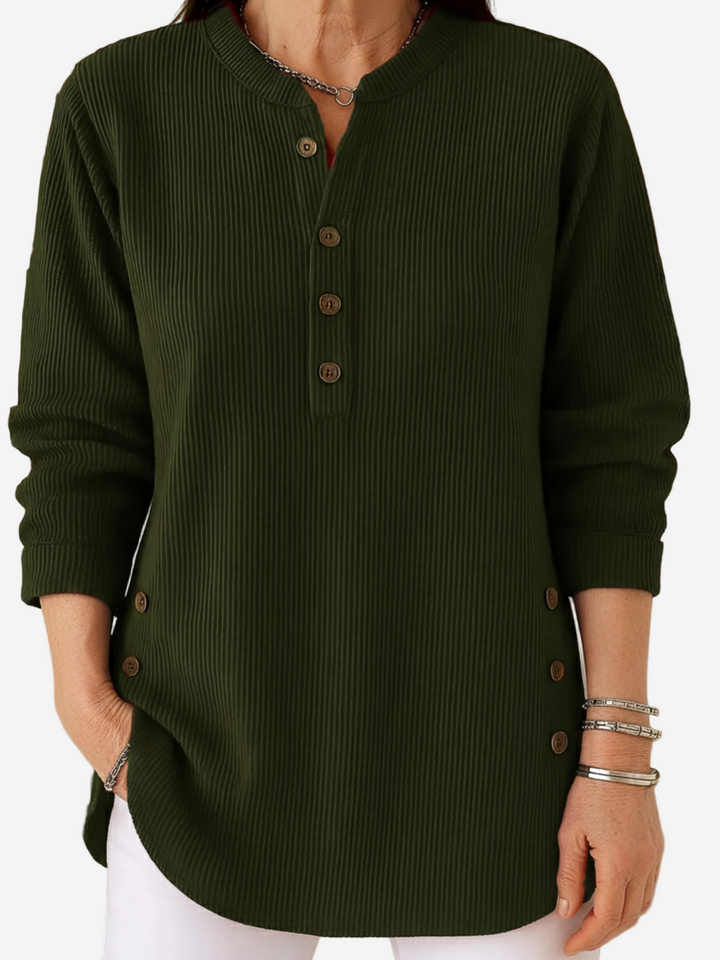 Women’s Long Sleeve Solid Knit Sweater