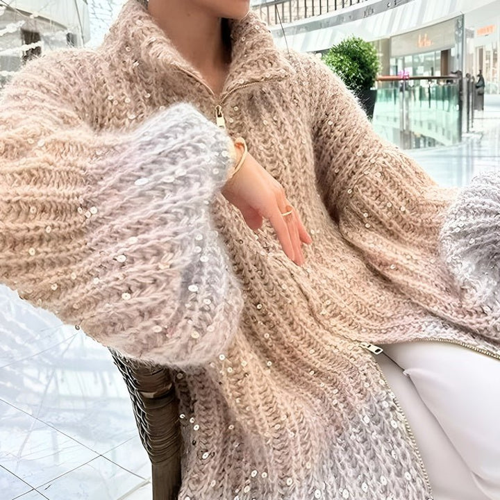 Women’s Sparkle Open Front Cardigan
