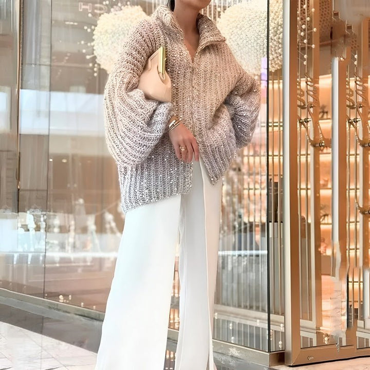 Women’s Sparkle Open Front Cardigan