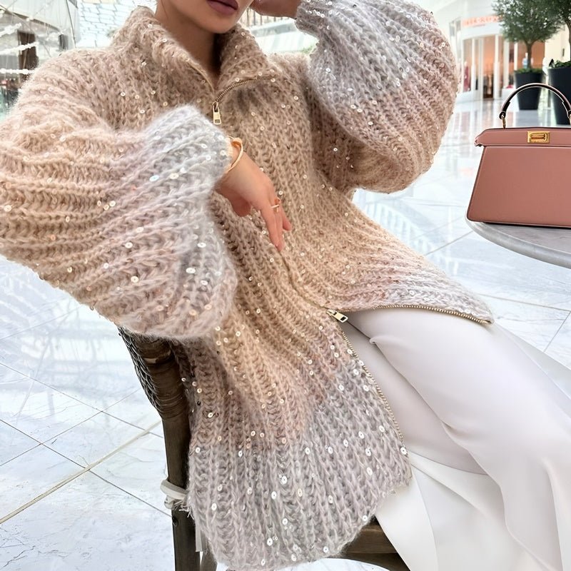 Women’s Sparkle Open Front Cardigan